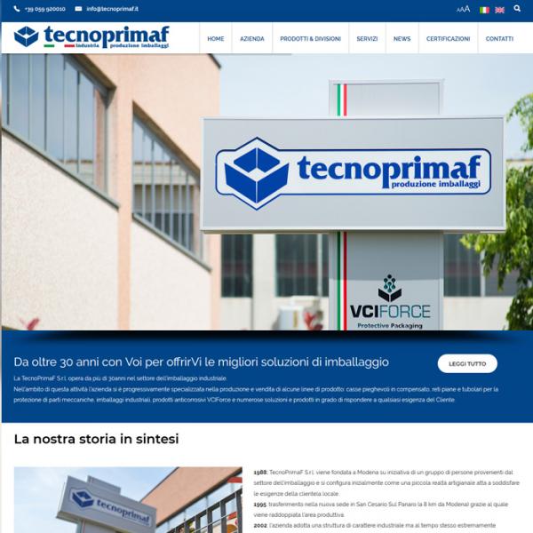 Tecnoprimaf website